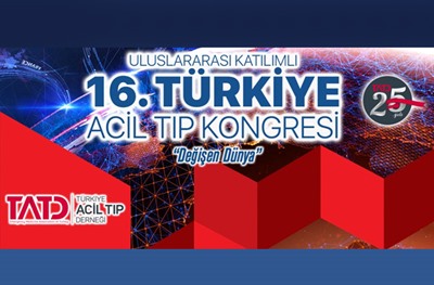 16.Uluslararası katılımlı Türkiye Acil Tıp Kongresi TATKON 2020
